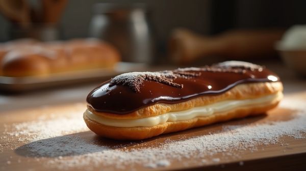 Les calories de l'éclair au chocolat révélées